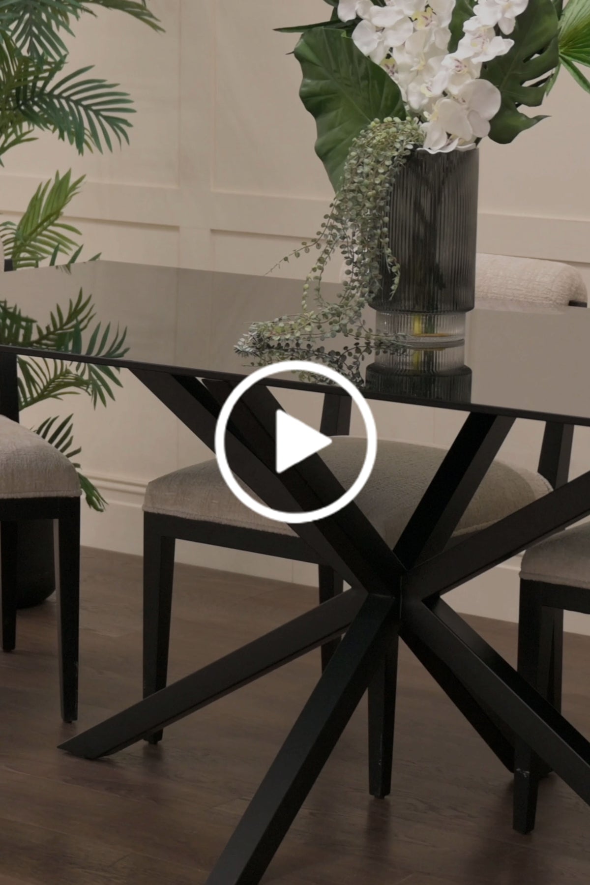 Aster Black Dining Table