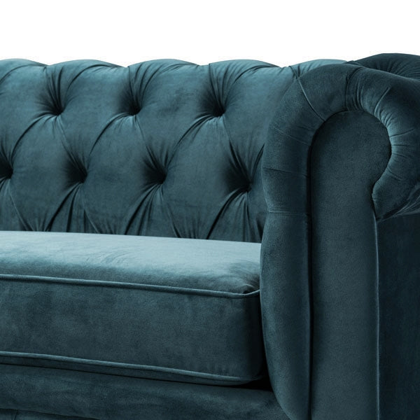 Monty Three Seat Sofa - Peacock