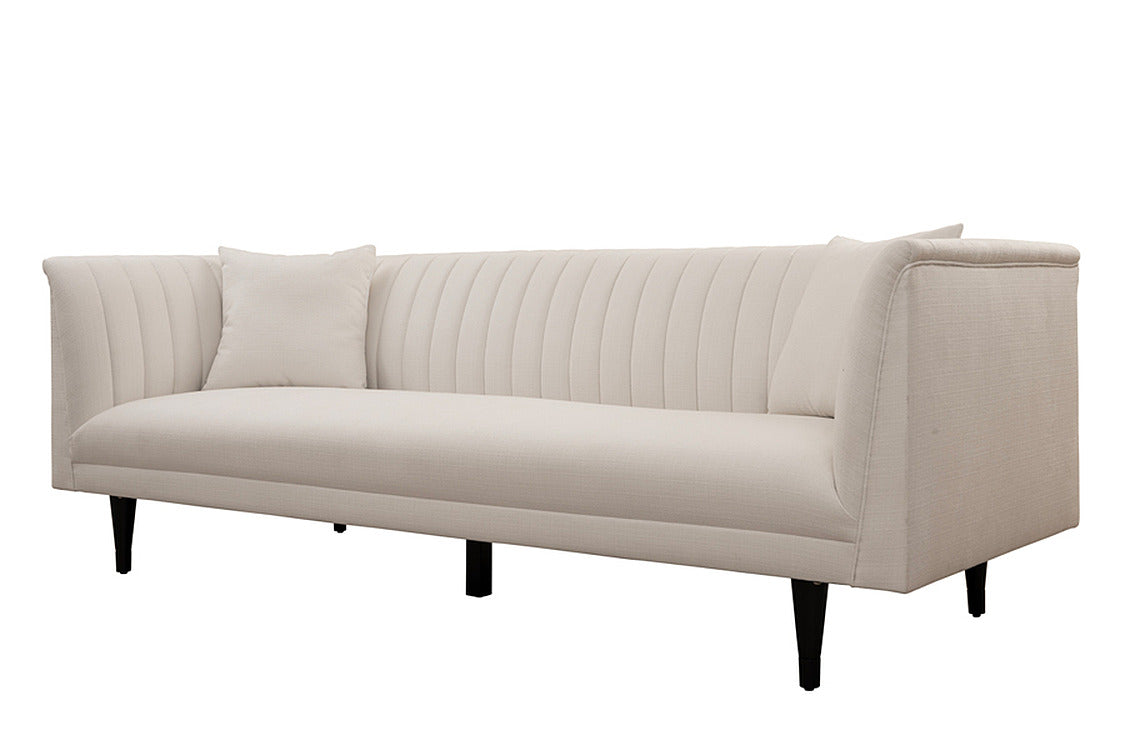 Baxter Three Seat Sofa – Parchment