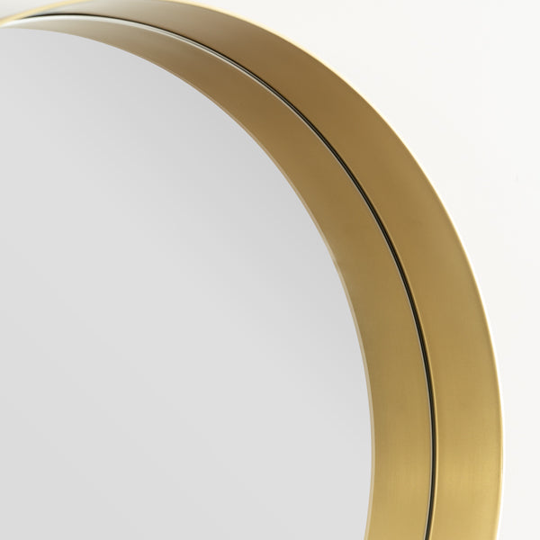 Alana Round Mirror – Brass