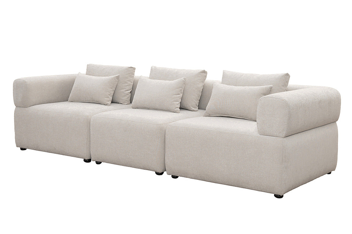 Beck Three Seat Sofa – Parchment