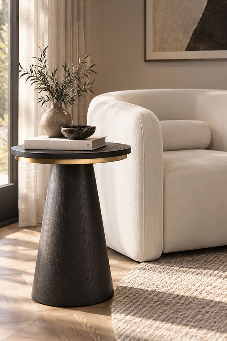Brewster Black Side table
