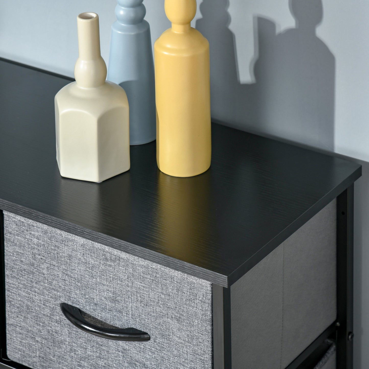 9 Drawers Storage Chest Dresser Organizer Unit w/ Foldable Bin