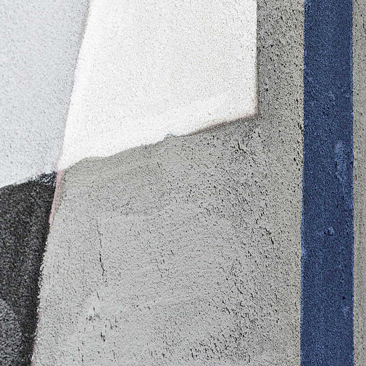 Blue Notes Two - Hand-Painted Wall Art