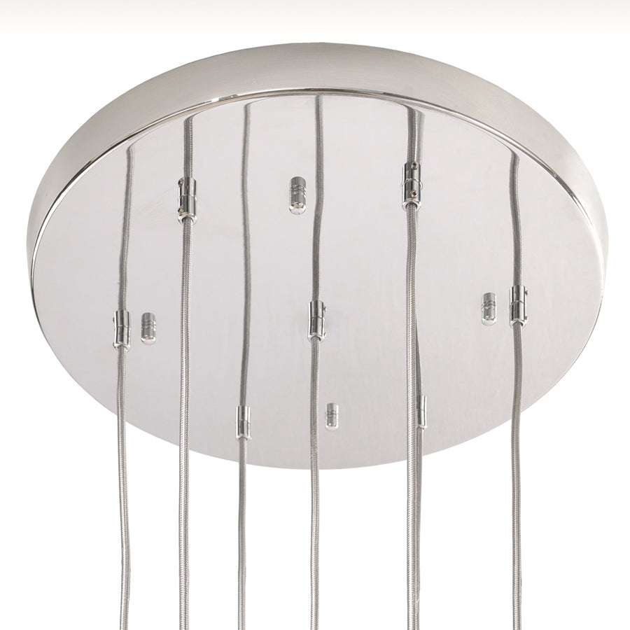 Moray Seven Light Pendant Chrome