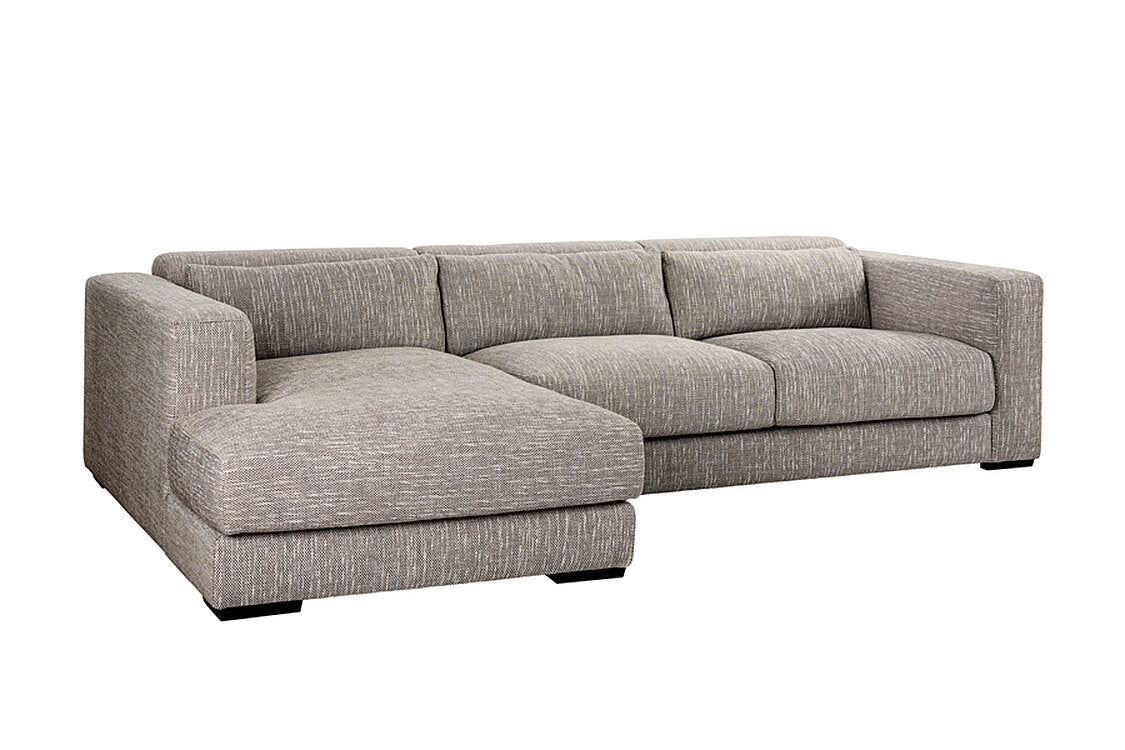 Dolce Corner Sofa Left Hand Dark Taupe Linen