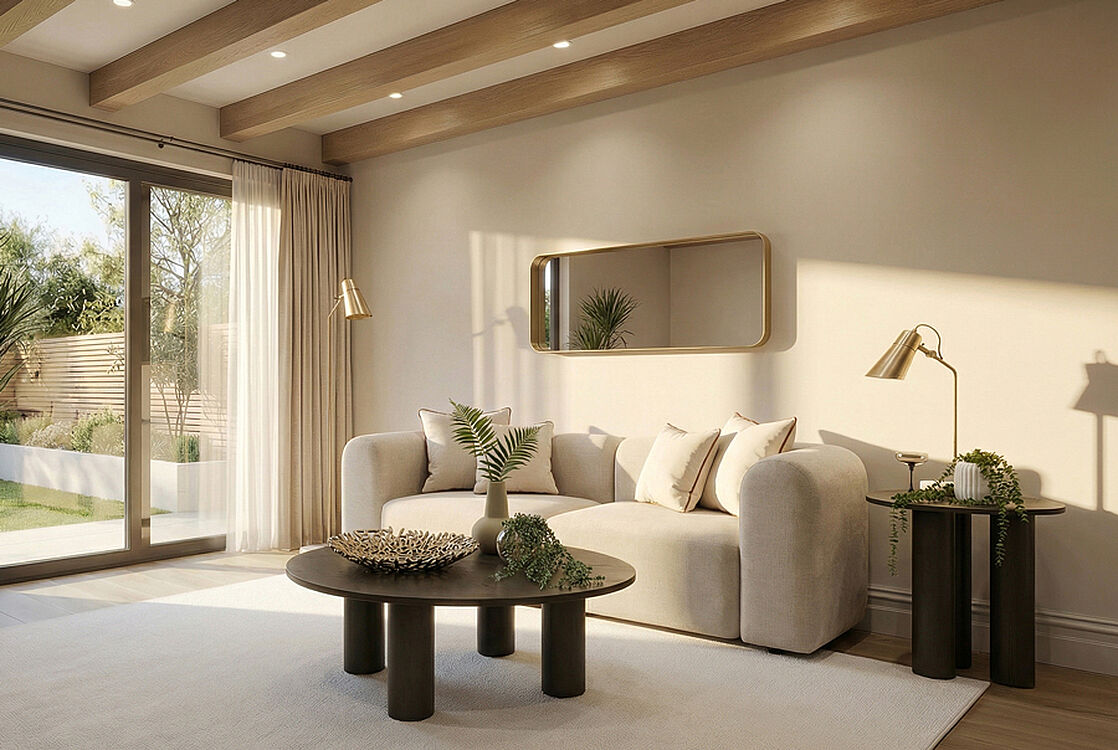 Dune Two Seat Sofa – Parchment