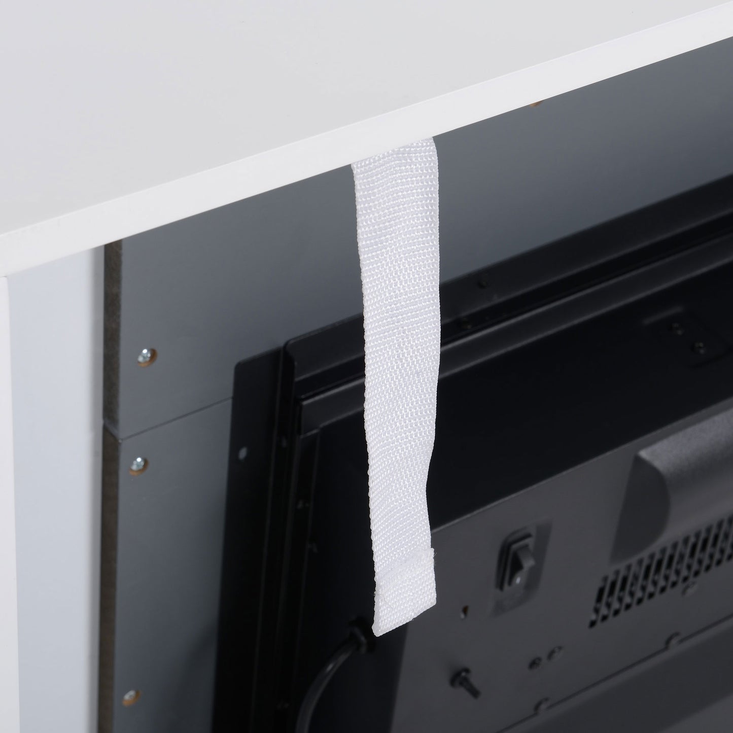 Electric Fireplace Suite w/ Remote Control Overheat Protection, 2000W