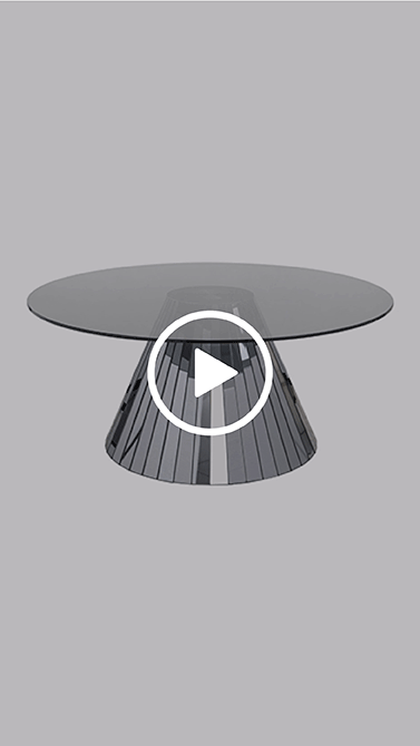Emmeline Smoked Mirror Coffee Table