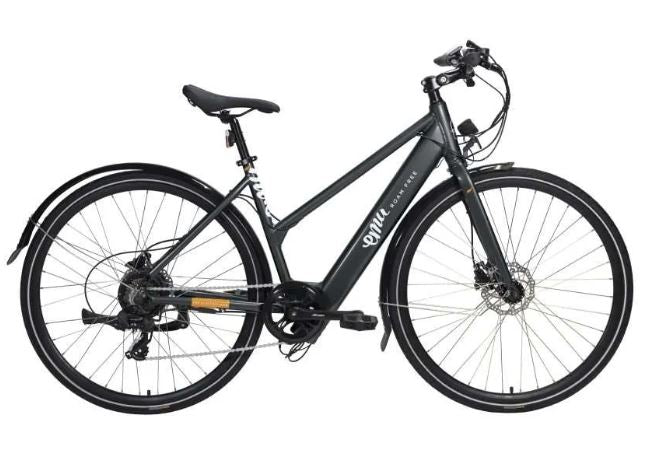 EMU Evo Step Through 700c Wheel Electric Bike Metallic Grey 10.4Ah
