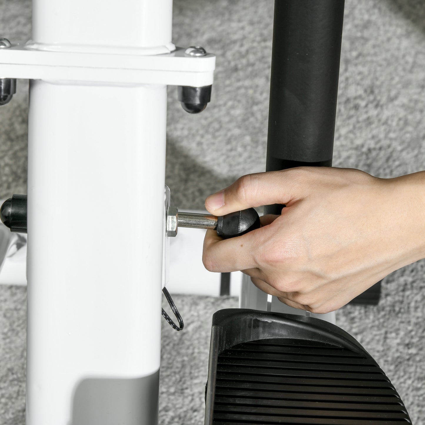 Stepper Machine with 12-Level Hydraulic Resistance, LCD Monitor