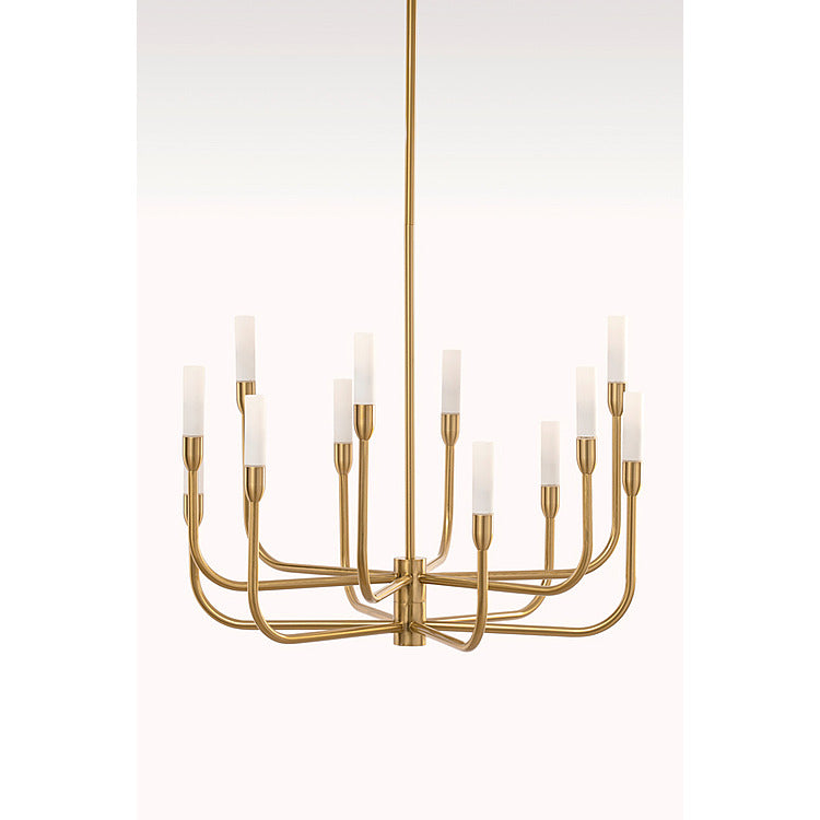 Gracia Twelve Light Pendant Brass