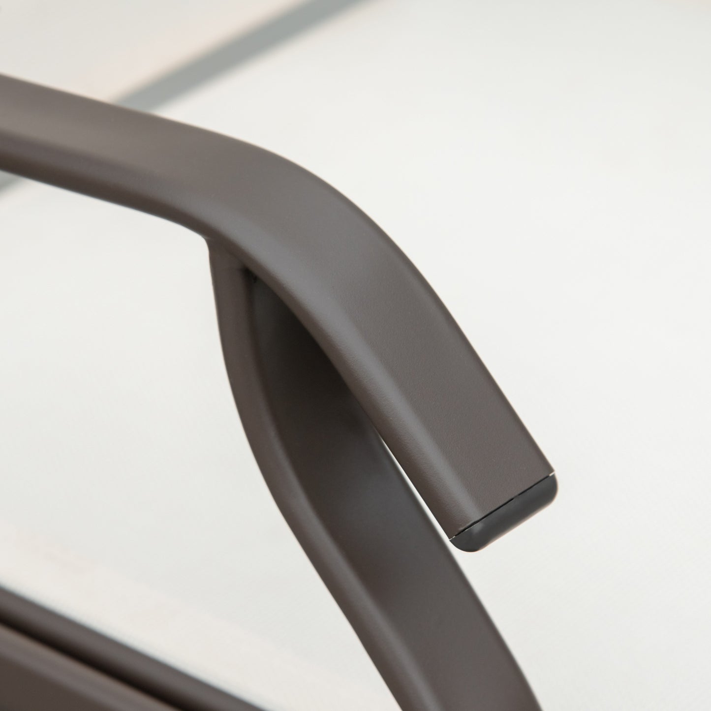 Garden Double Glider Rocking Chairs Gliding Love Seat with Middle Table Conversation Set Patio Backyard Relax Outdoor Furniture Beige