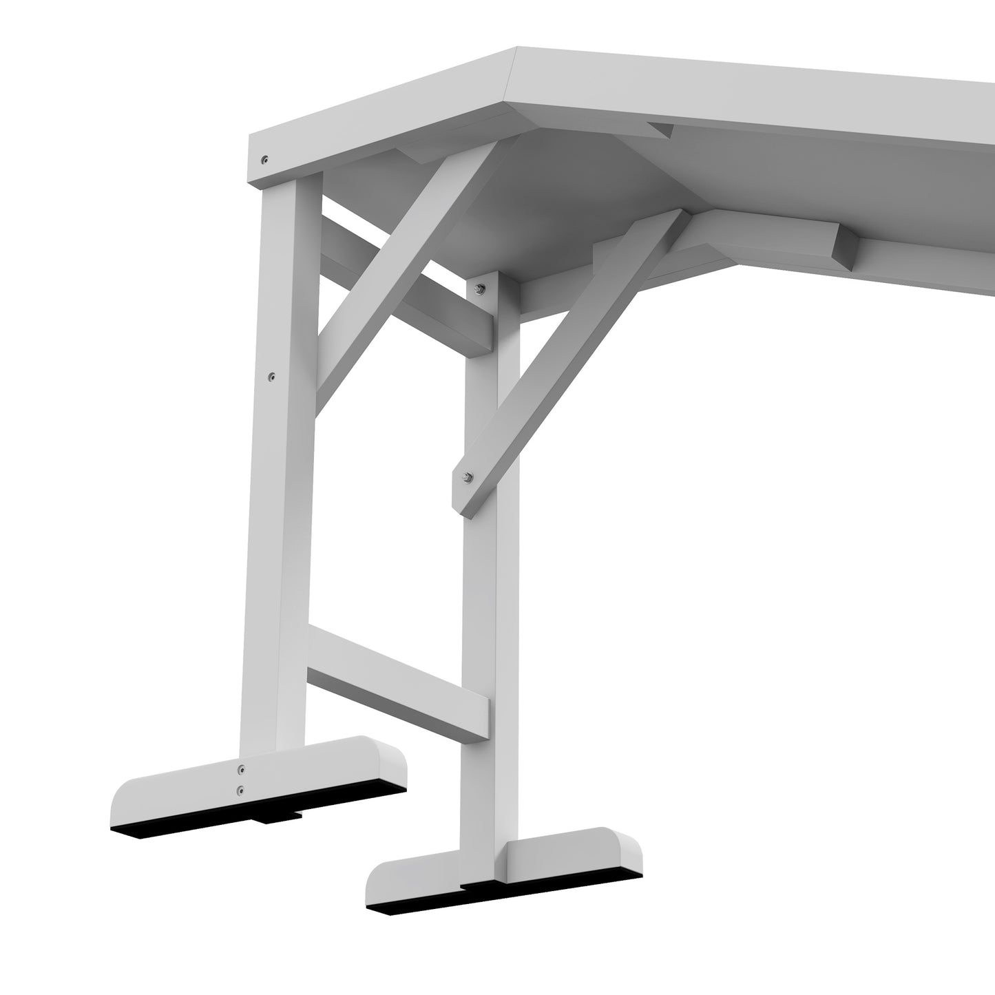 Pet Ramp for Dogs Cats with Non-Slip Carpet for Bed Sofa, White