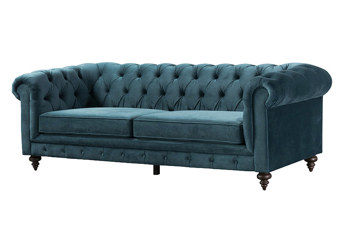Monty Three Seat Sofa - Peacock