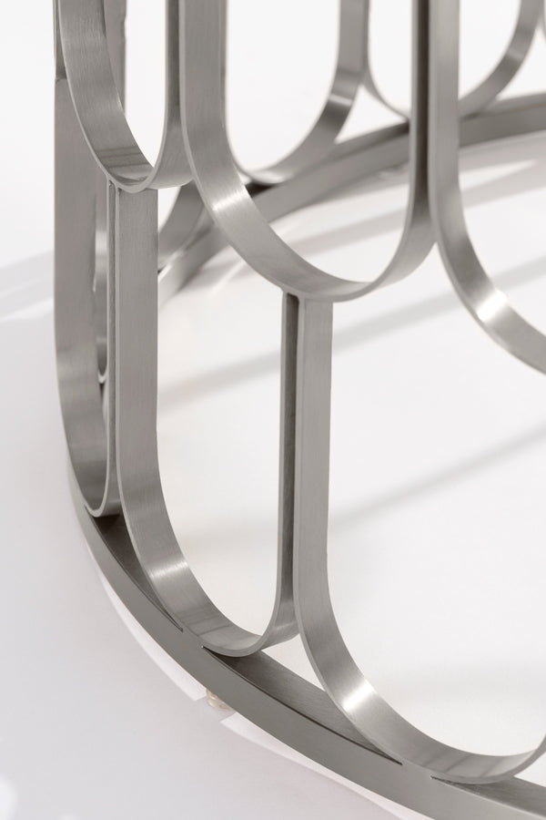 Pino 6-8 Seat Silver Dining Table