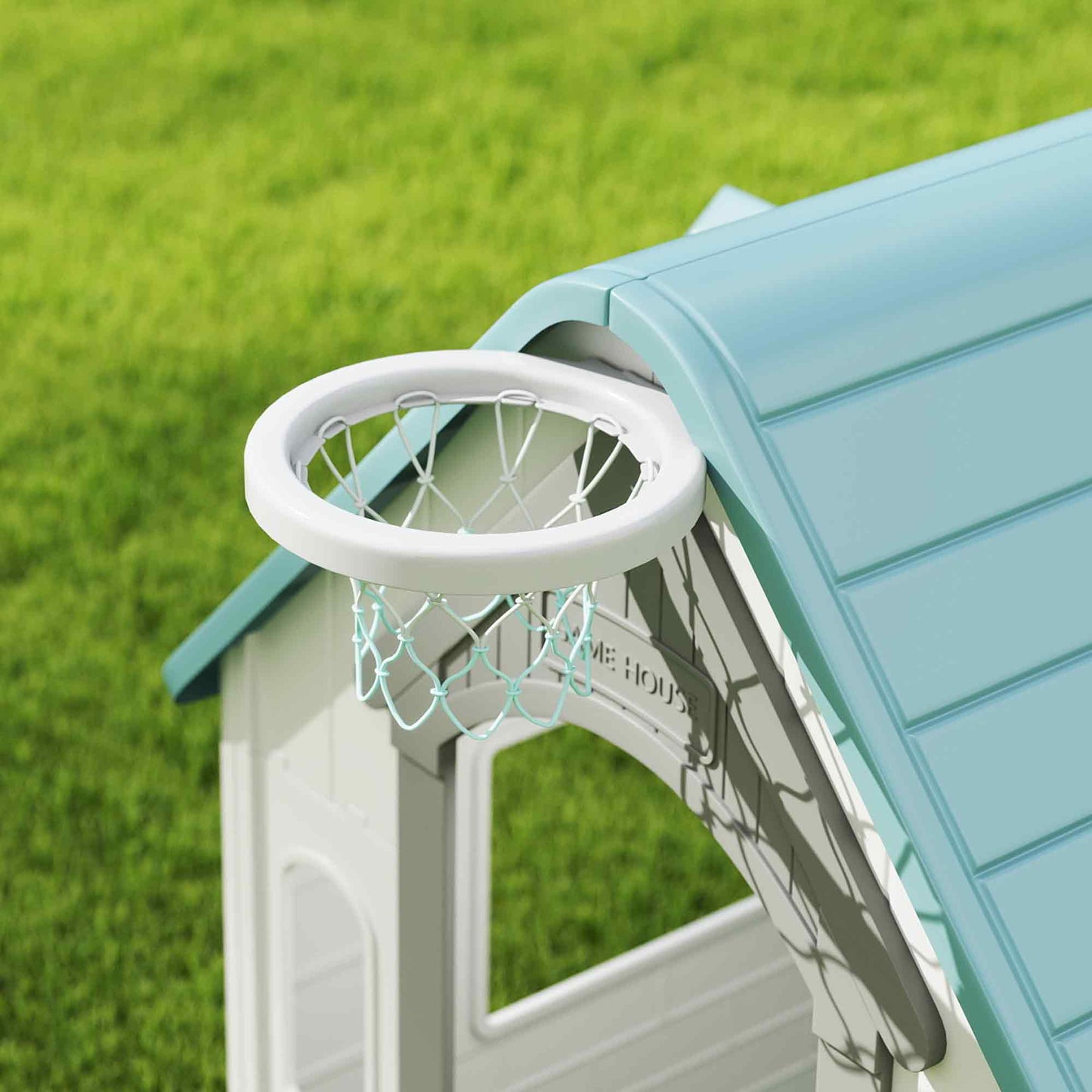 Playhouse for Kids Outdoor Indoor, 5 in 1 Garden House, Beige