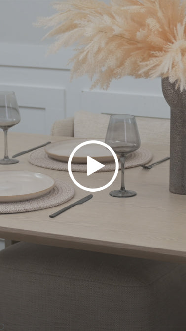 Rocco Washed Grey Oak Dining Table