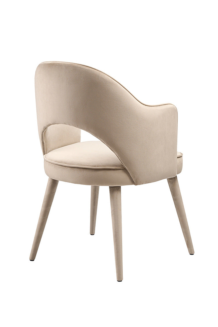 Rossini Carver Chair Taupe