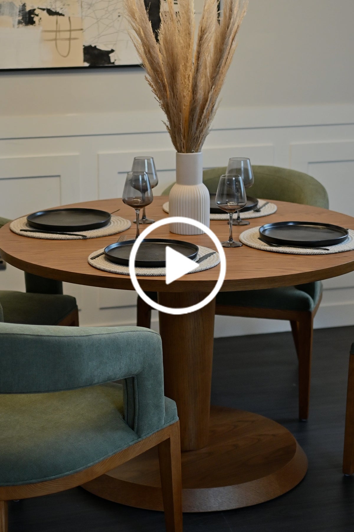 Sia 4-6 Seat Dining Table - Chestnut