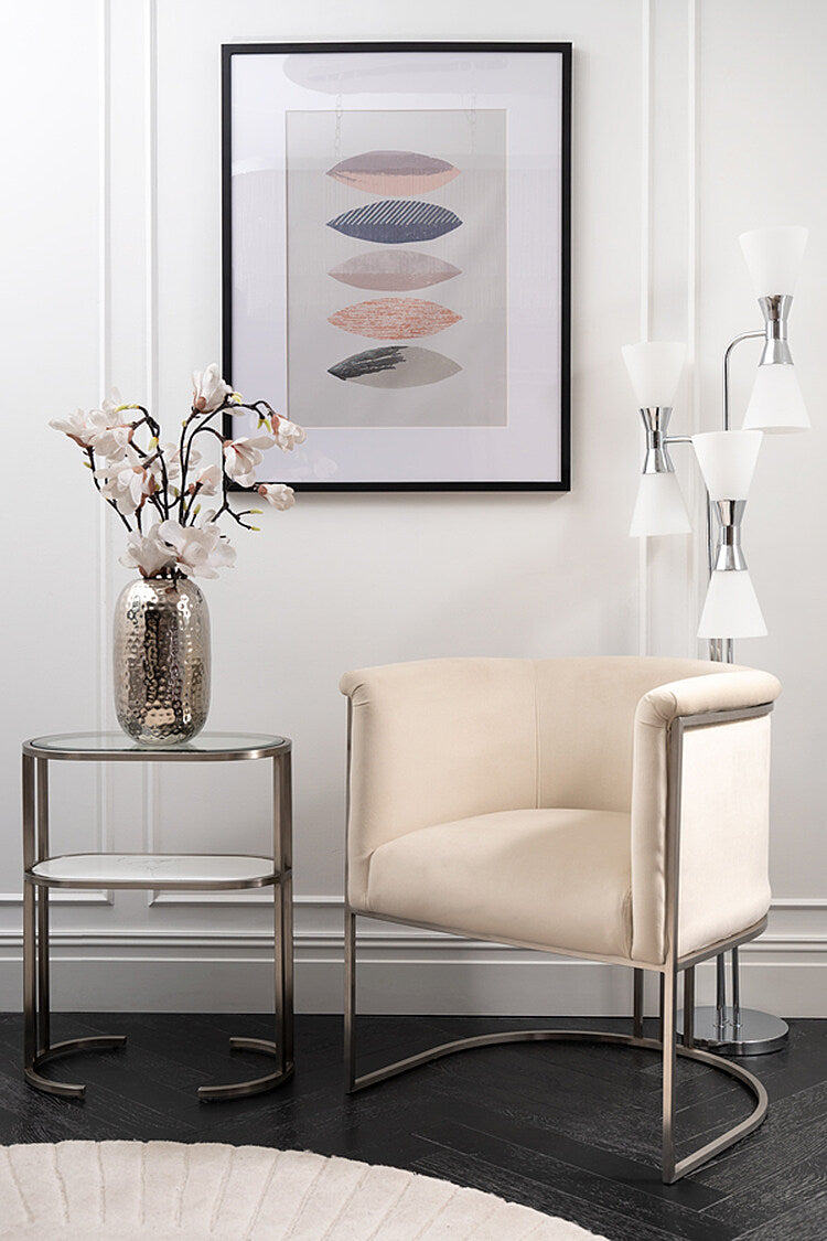 Silver Ash No.2 Wall Art - Black Frame