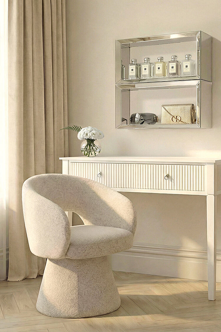 Uno - Mirrored Rectangular Wall Shelf