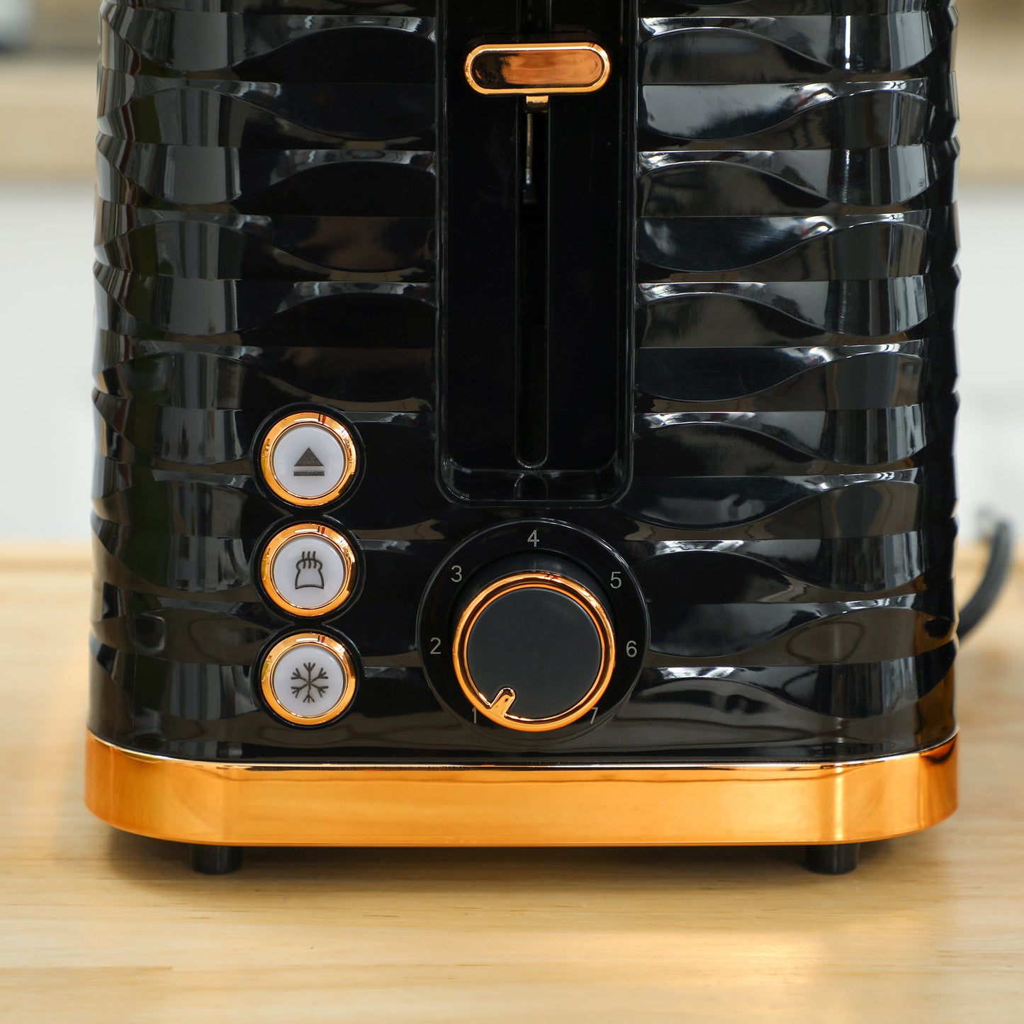 Kettle and Toaster Set 1.7L Rapid Boil Kettle & 2 Slice Toaster Black