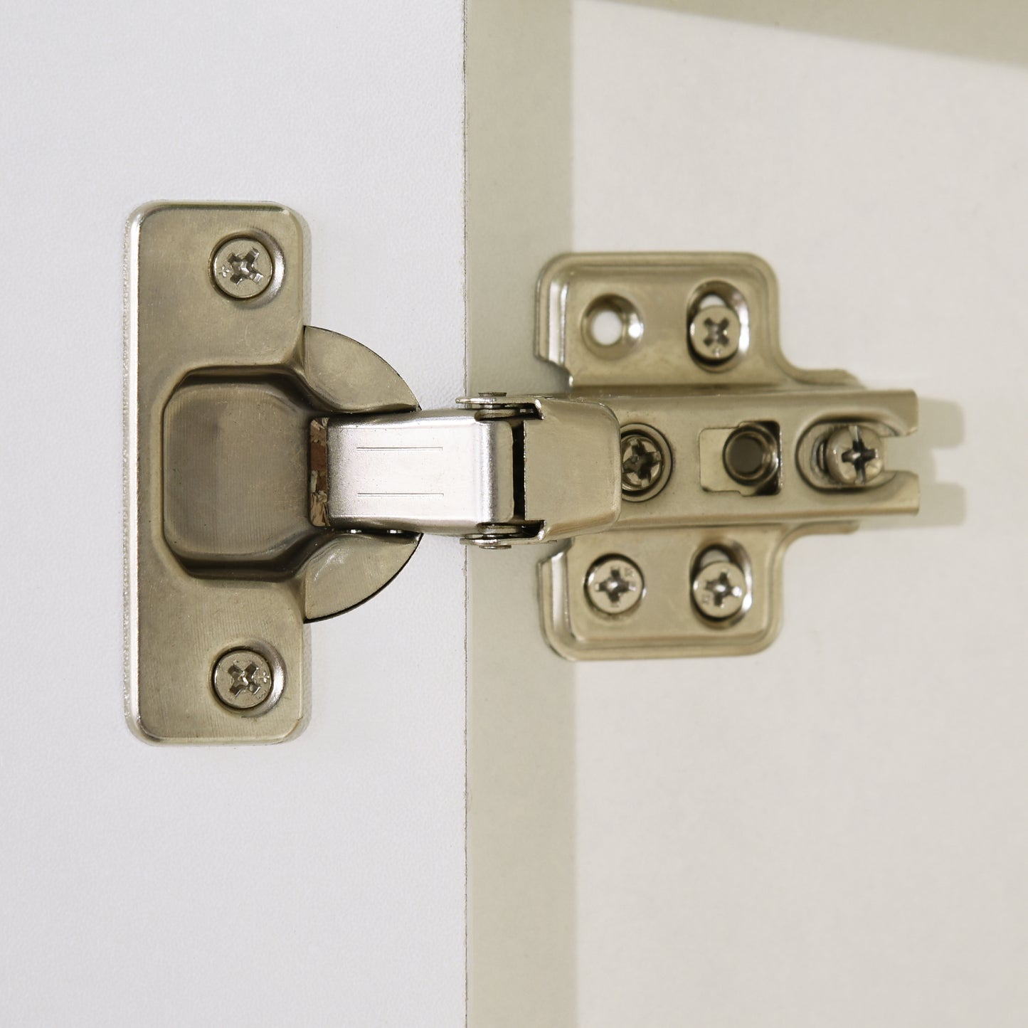 5-Tier Modern Tall Bathroom Cabinet with Adjustable Shelves White