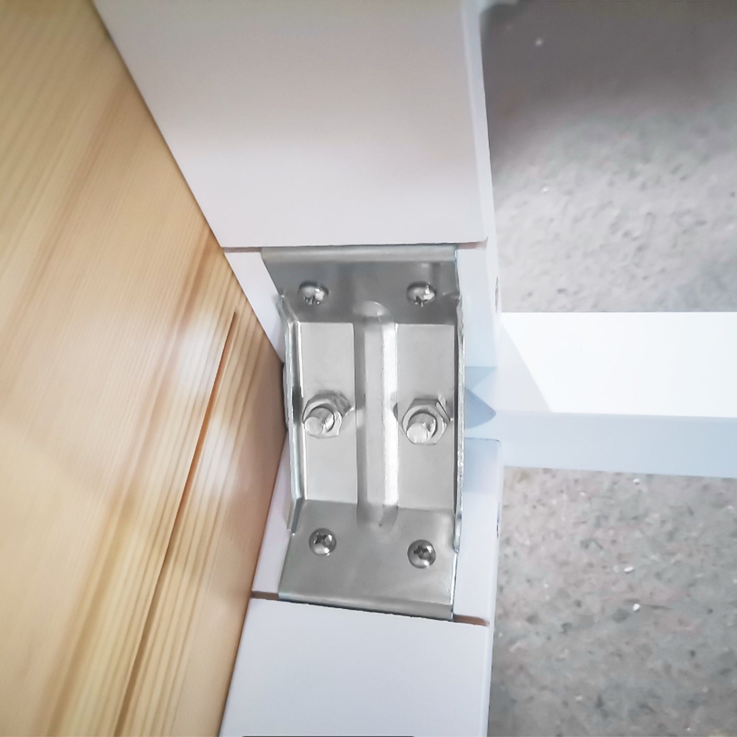 Dining Table Farmhouse Kitchen Table w/ Wood Frame for Dining Room