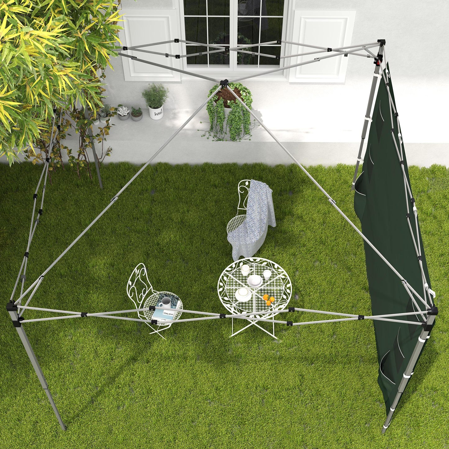Side Panel for 3x3 m Pop Up Gazebos, 1 Pack Sidewall Only, Green