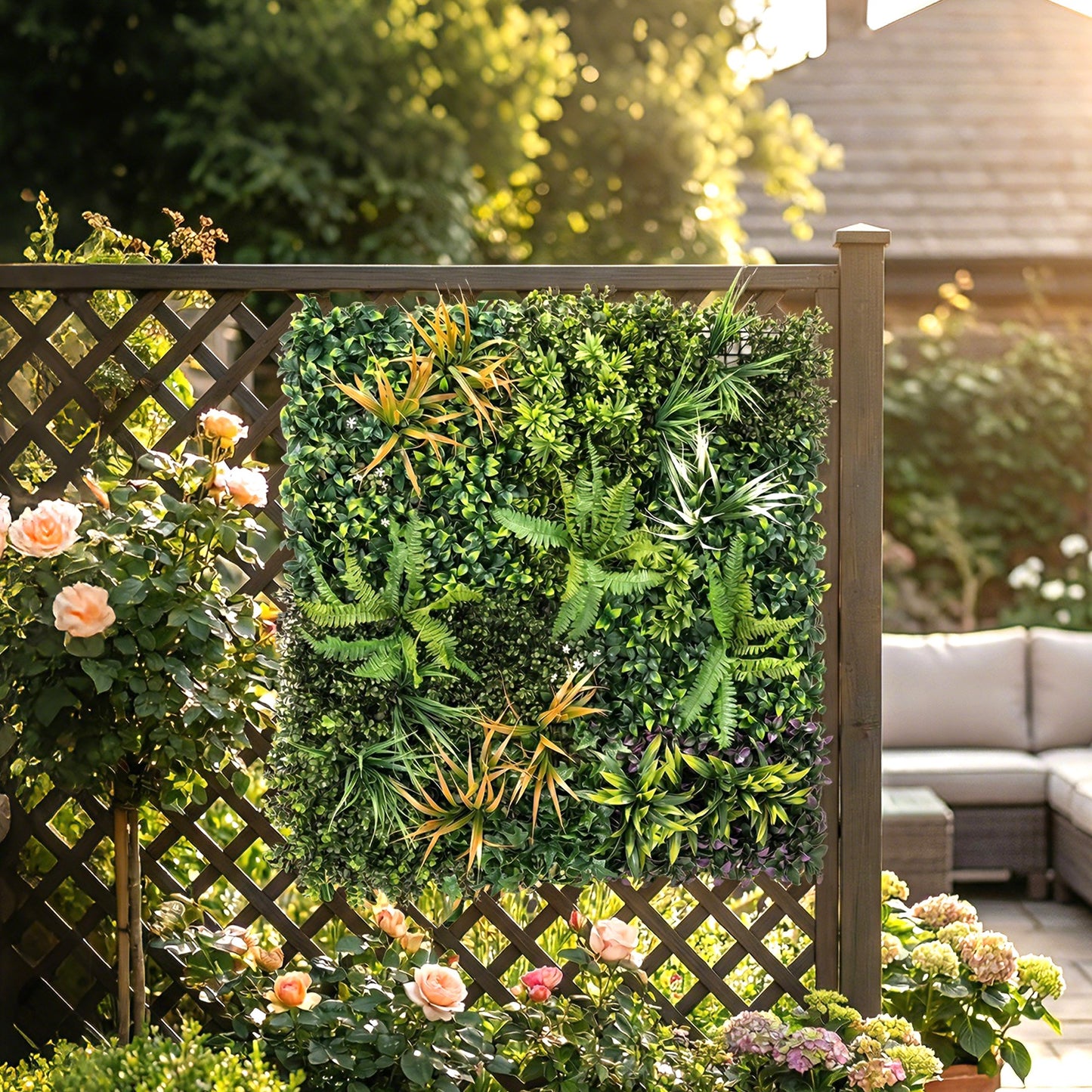 Grass Wall Panels, Greenery Backdrop Panels, Green