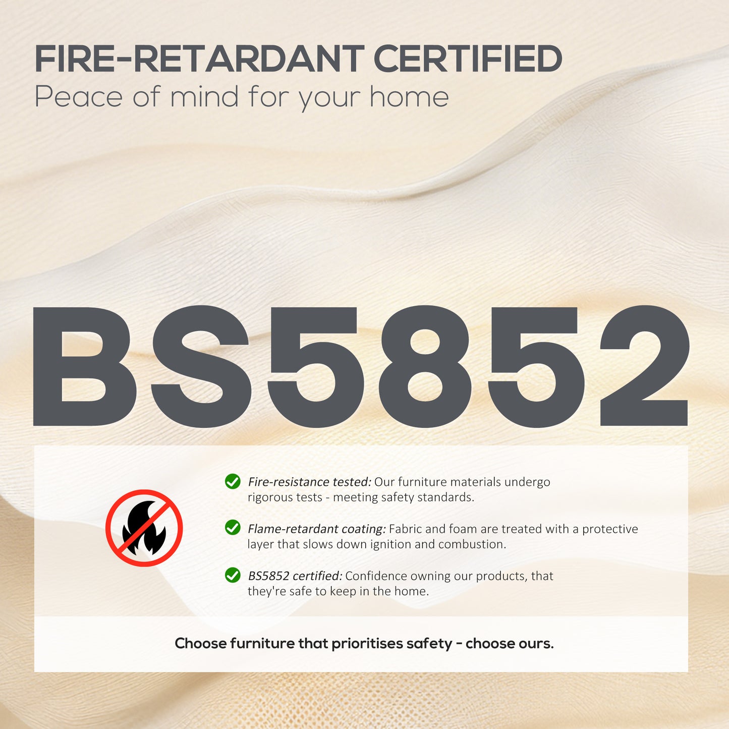 Linen Fabric Electric Recliner Chair with Remote Control, Grey