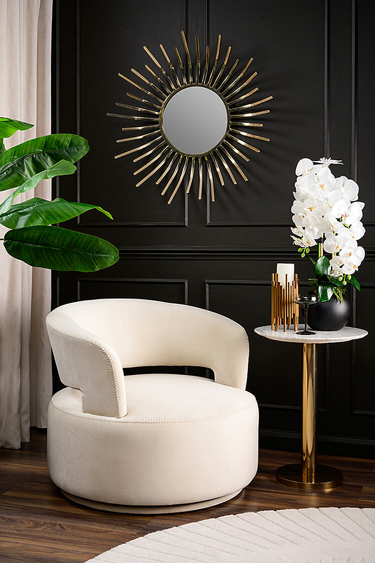 Zia Brass Wall Mirror
