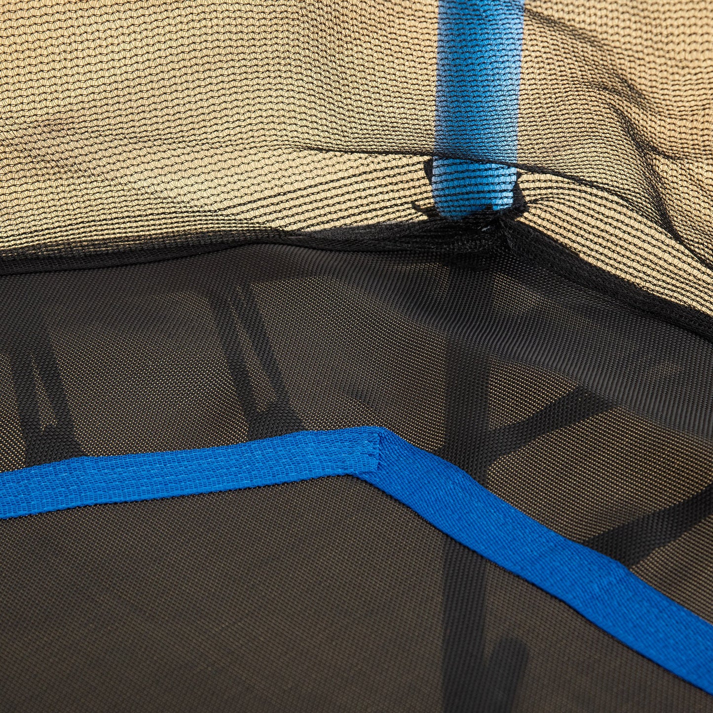 5.4FT Kids Trampoline with Enclosure Indoor Outdoor Blue