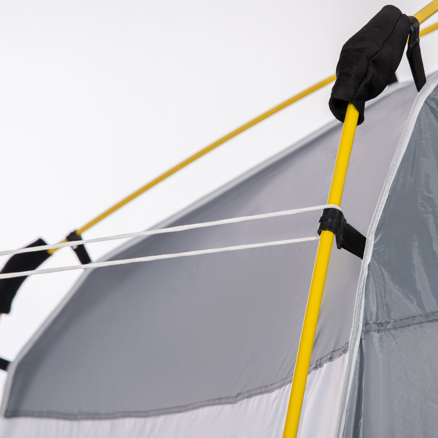 Warehouse Clearance Sale - Outsunny 4 Person Automatic Camping Tent, Outdoor Pop Up Tent, Portable Backpacking Dome Shelter, Grey