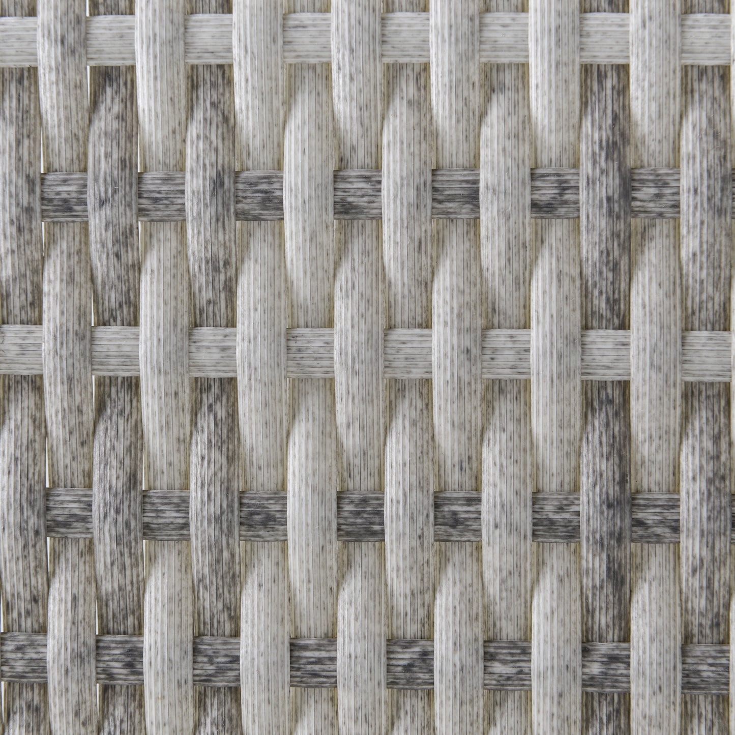 Outdoor Patio Furniture Single Rattan Chair Padded Cushion All Weather for Garden Poolside Balcony Grey