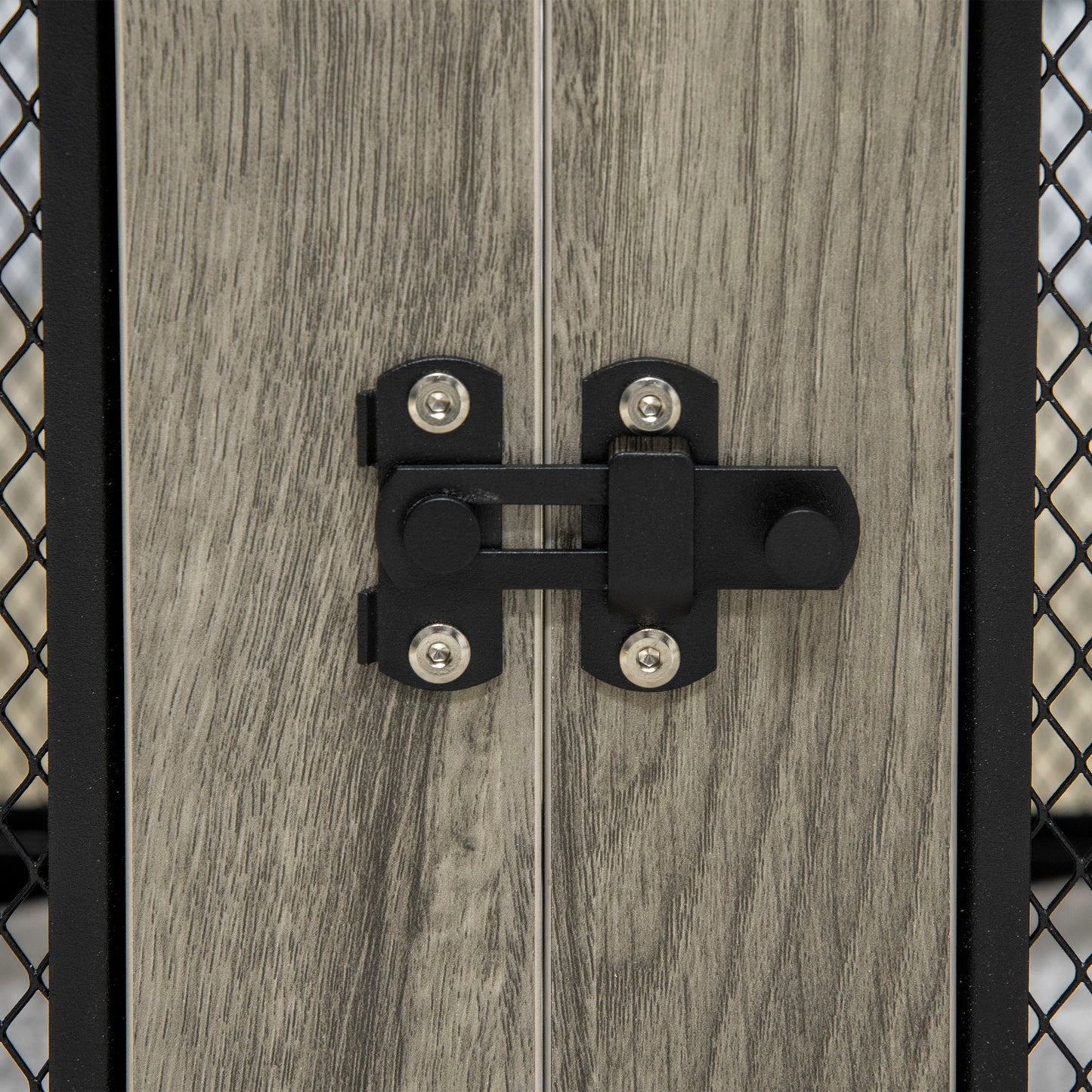 Dog Crate Furniture End Table w/ Soft Washable Cushion, Two Doors, Indoor Pet Kennel for Small Medium Large Dogs w/ Wire Mesh