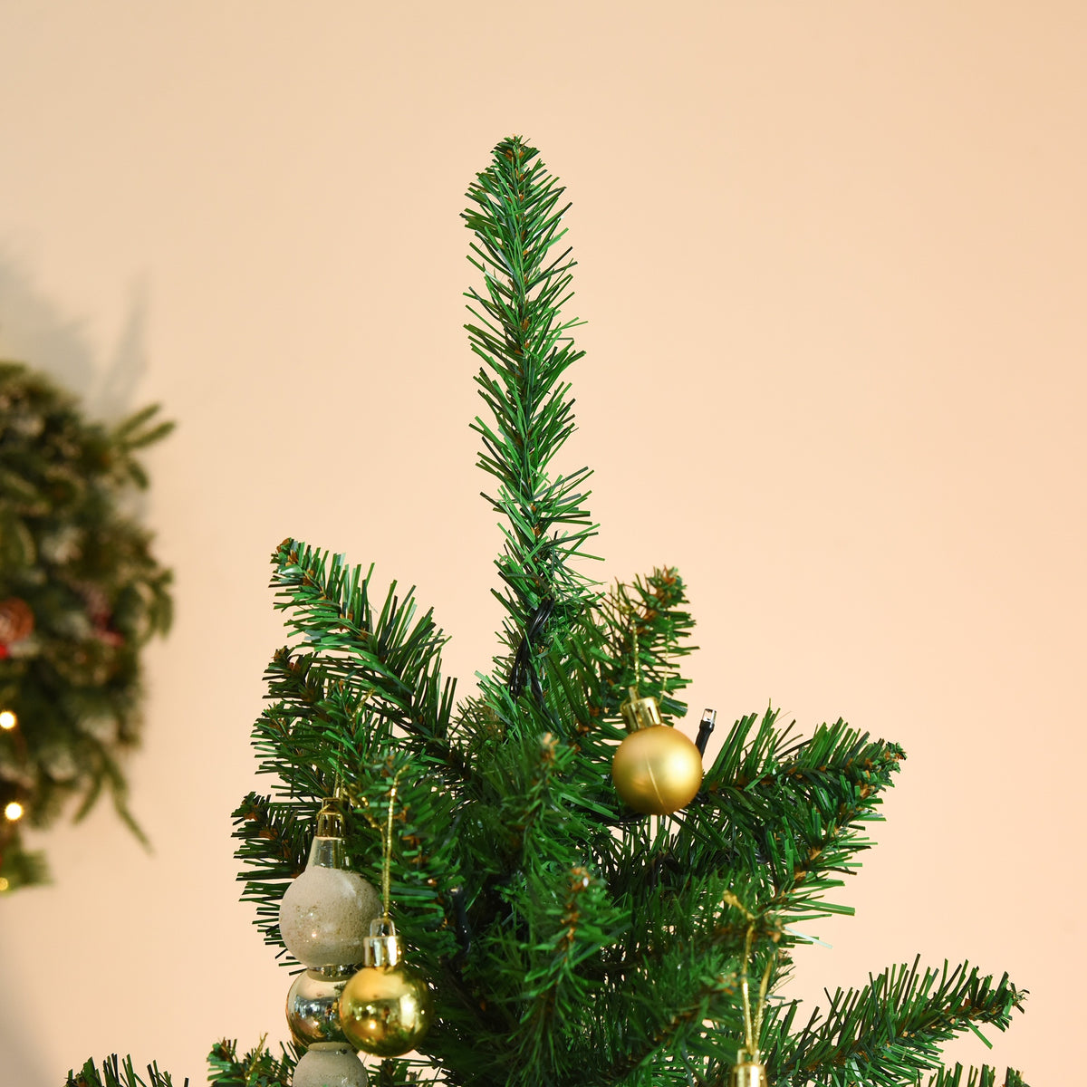 5ft Pre-Lit Artificial Christmas Tree with 150 Warm White LEDs
