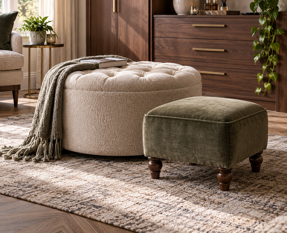 Ottomans & Foot Stools
