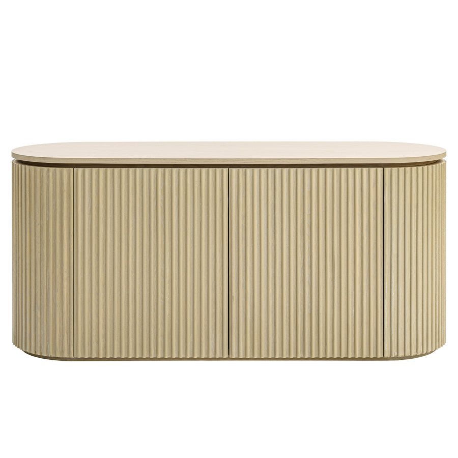 Ophelia Washed Grey Oak Sideboard Table