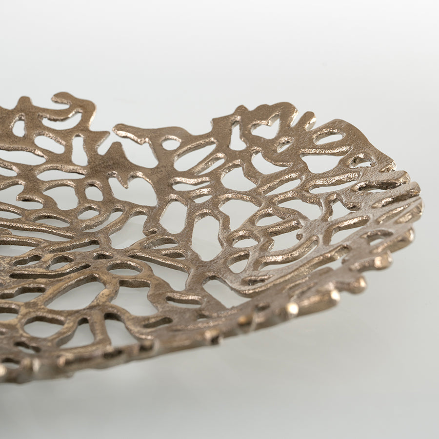 Nassau Coral Bowl Brass