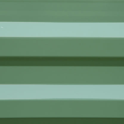 Set of 2 291L Raised Garden Bed, Elevated Galvanised Planter Box for Flowers, Herbs, 100x100x30cm, Green