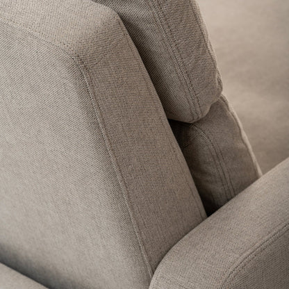 Lennox Electric Recliner Armchair - Taupe