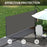 Retractable Side Awning, Outdoor Privacy Screen for Garden, Hot Tub, Balcony, Terrace, Pool, 400 x 180cm, Grey