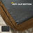 Dog Bed Calming Pet Bed Dog Mattress for Large Dogs - Brown