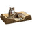 Dog Bed Calming Pet Bed Dog Mattress for Large Dogs - Brown