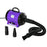 2800W Dog Hair Dryer Pet Grooming Blaster Water Blower Dryer w/ 3 Nozzles, Purple