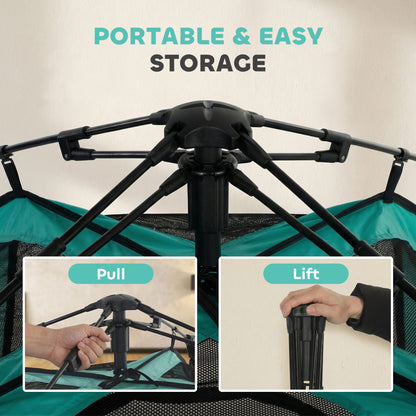 3-Tier Cat Tent, Portable Pet Tent for Indoor Outdoor