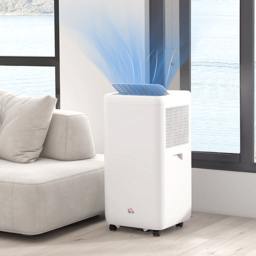12,000 BTU Mobile Air Conditioner for Room up to 28m², with Dehumidifier, Auto & Sleep Mode, 24H Timer, Wheels