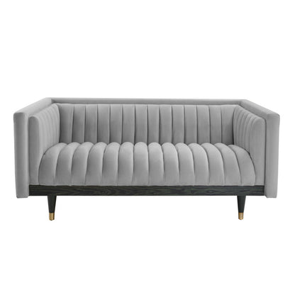 Metz Two Seat Sofa - Dove Grey